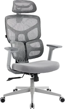 Эргономичное кресло Omega Grey (Омега Грэй) (сетка серая)