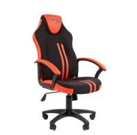 Игровое кресло Chairman ДРАЙВ 26 New (экокожа/ткань черно-красная)