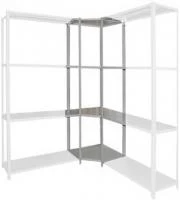 Стеллаж металлический угловой Титан МС 2500x700x500/8