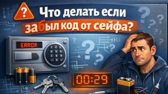 Забыли код? Как открыть сейф с электронным замком: инструкция без паники