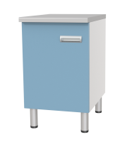 Стол лабораторный однотумбовый с дверкой МЕГИ ForLab СЛ-02-101